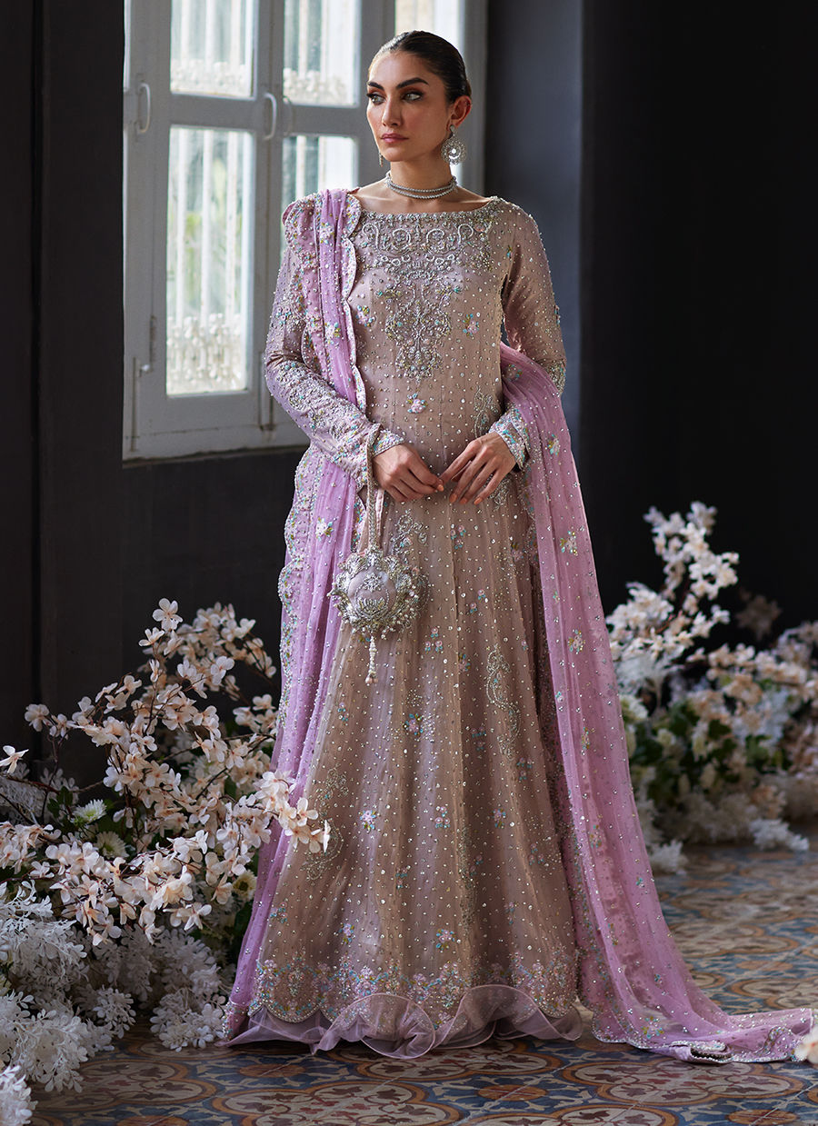 Azra Lilac Karalidaar - Eira Ethereal Couture by Farah Talib Aziz