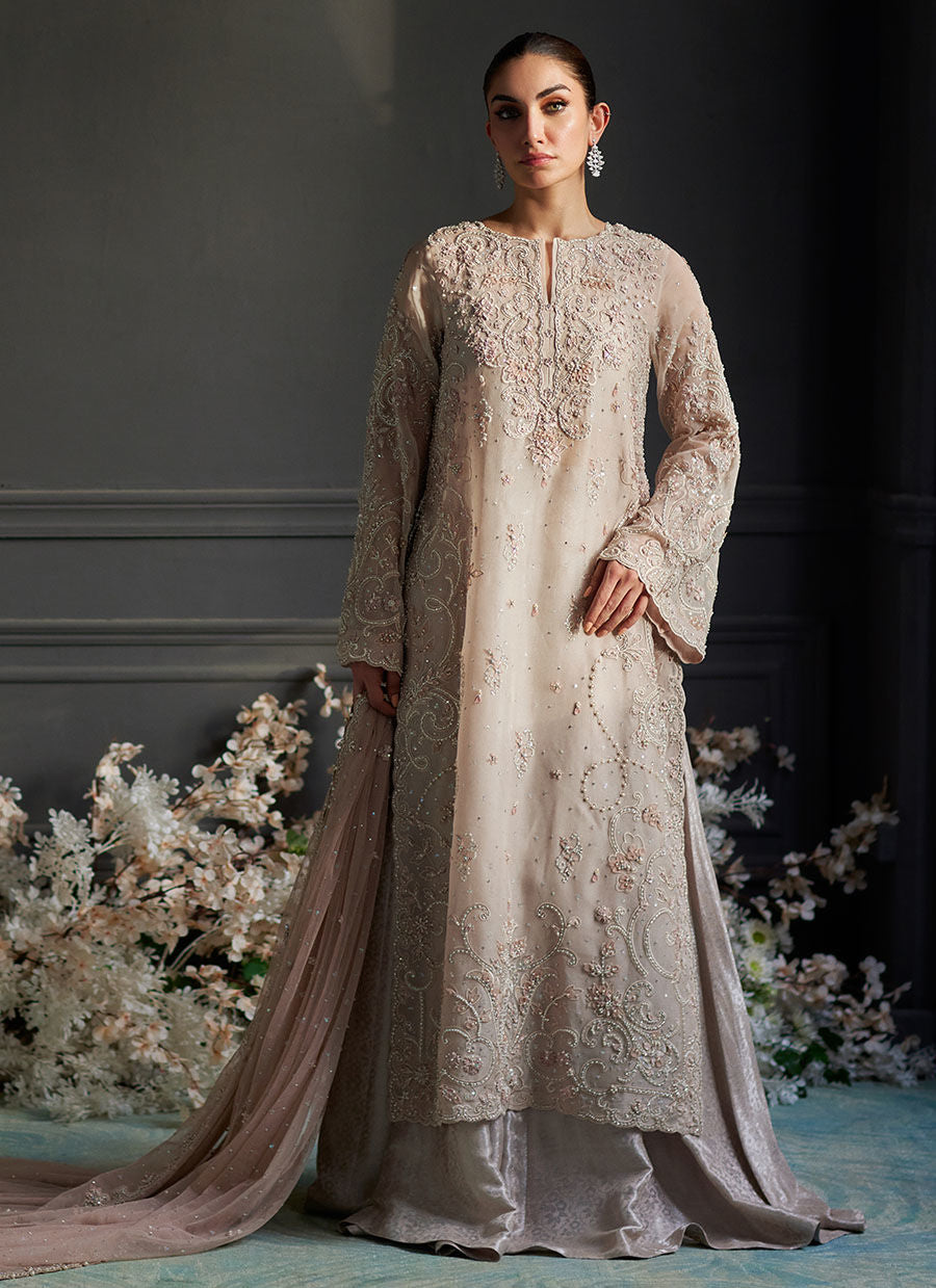 Zayna Almond Ensemble - Eira Ethereal Couture by Farah Talib Aziz