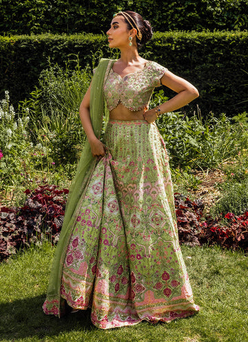 Azella Printed Lehenga Choli - MALA 25 by Farah Talib Aziz