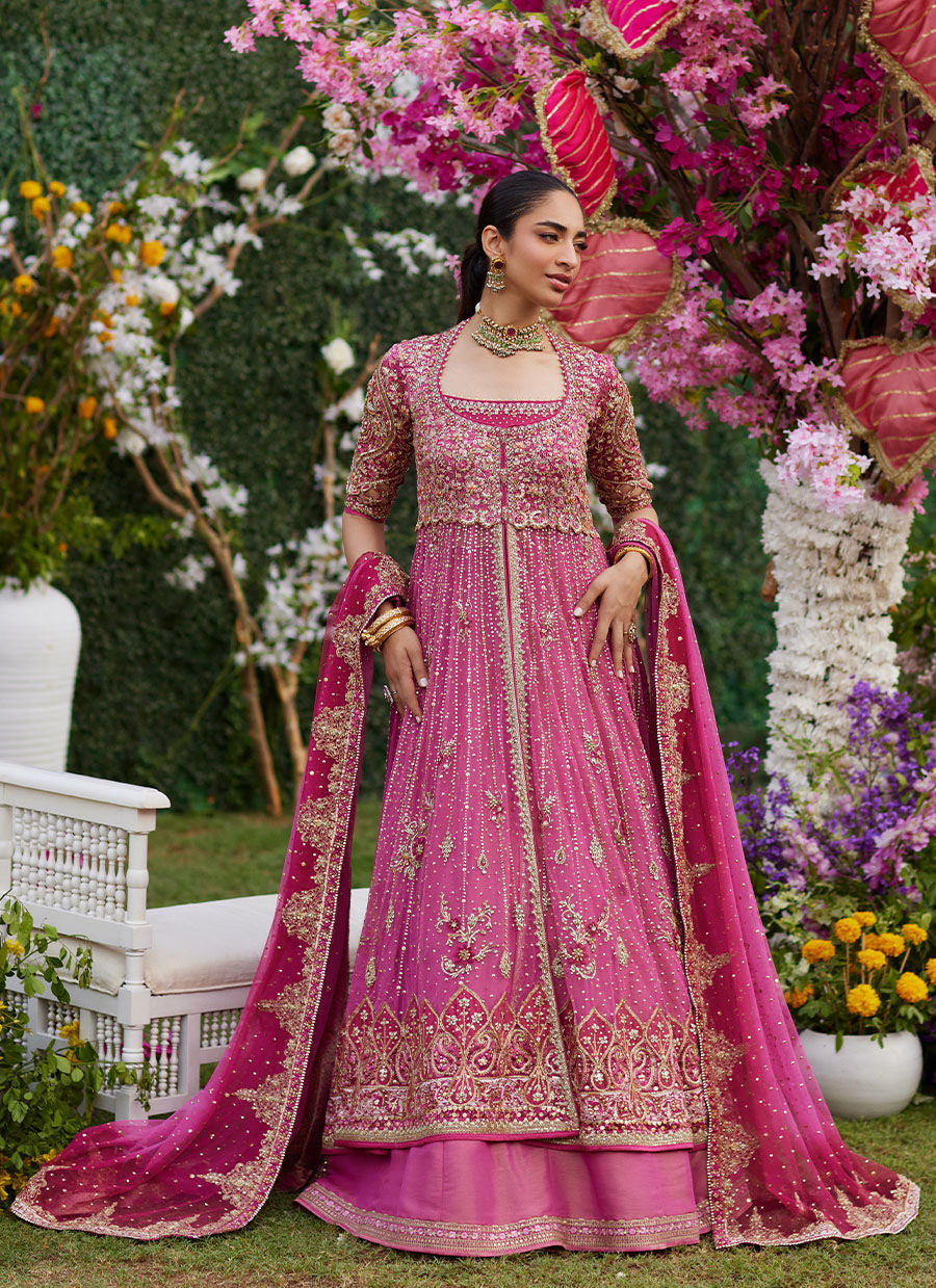 Inara Candy Pink Kalidaar - Amaltas 25 by Farah Talib Aziz
