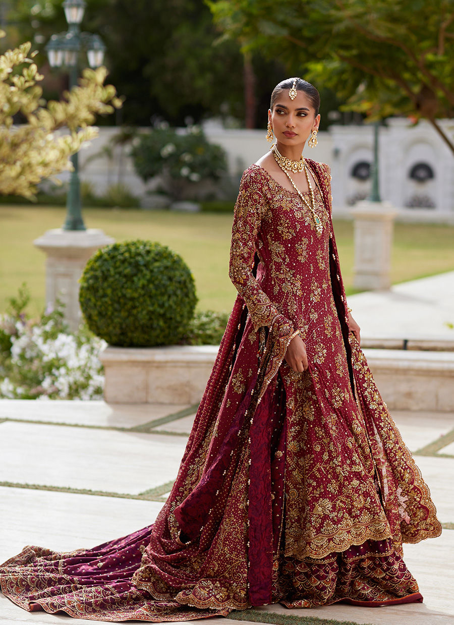 Shahbanu Crimson Bridal - Miray Heritage Bridals 25 by Farah Talib Aziz