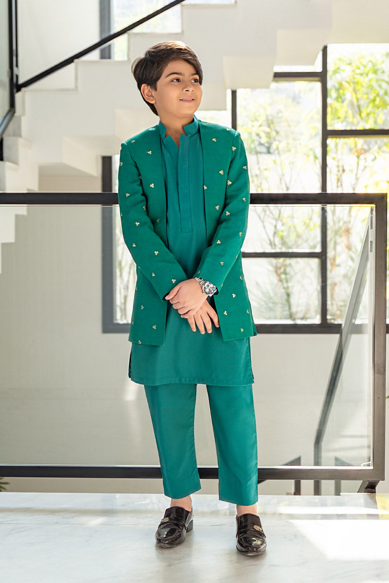 Jade Green prince coat kids - Celina by Chic ophicial