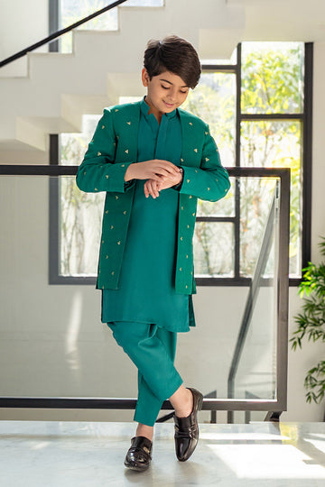 Jade Green prince coat kids - Celina by Chic ophicial