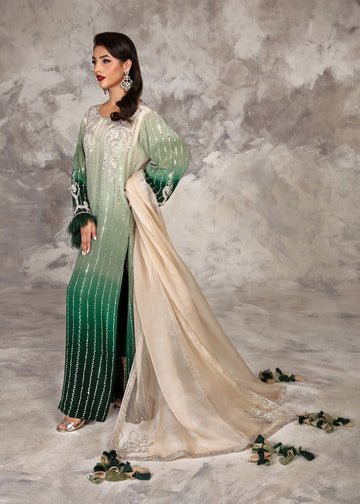 Celestial green - Luxury Couture '24 by Noreen Neelam