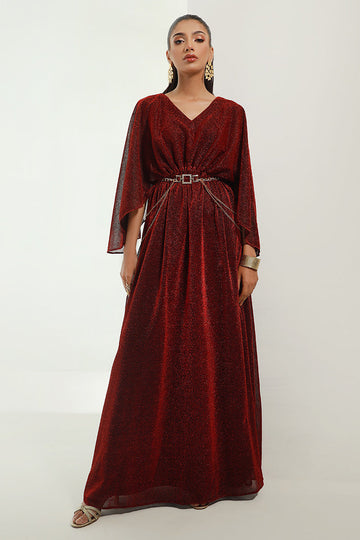 Red Cape Maxi - Chicque by Chic ophicial