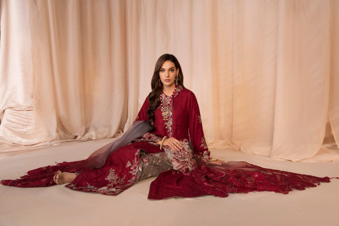 Carnation  Flame - Queen of Hearts by Nilofer Shahid