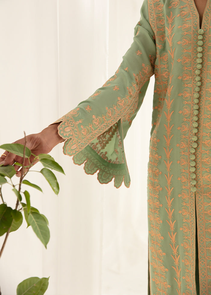 Mint Elegance Shirt - Noreen Neelam