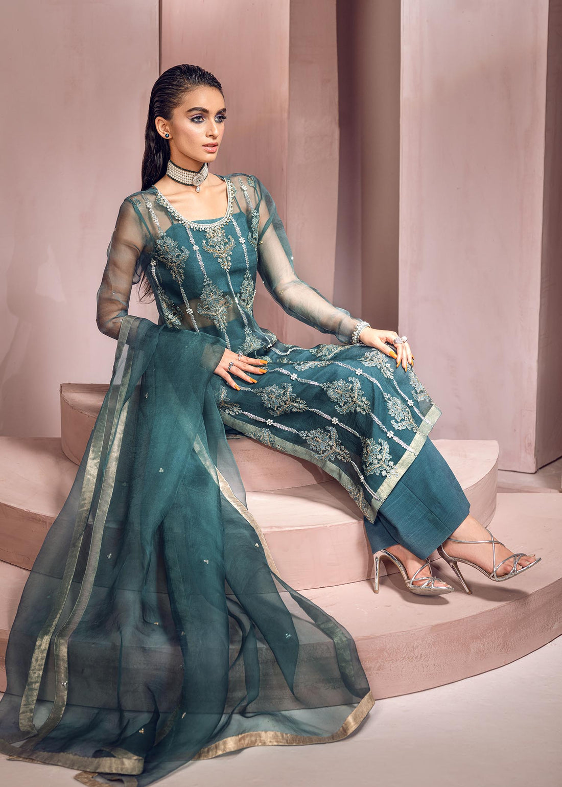 Real Teal - Le Felle by Mahum Asad