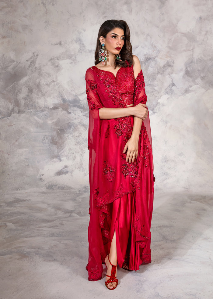 RED ROSE - Luxury Couture '24 by Noreen Neelam