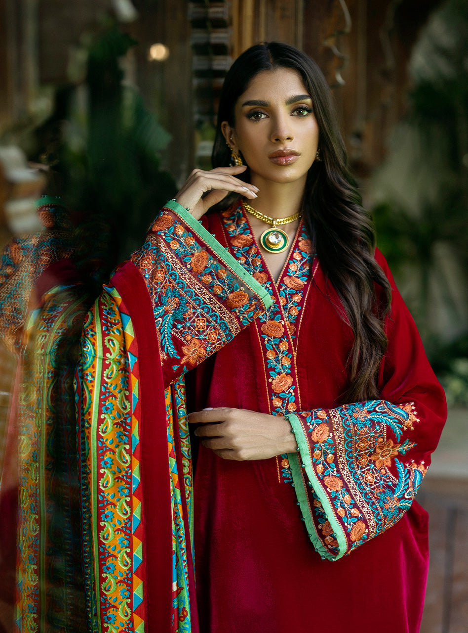 Shehla - Makhmal Luxe Pret by Zainab Chottani