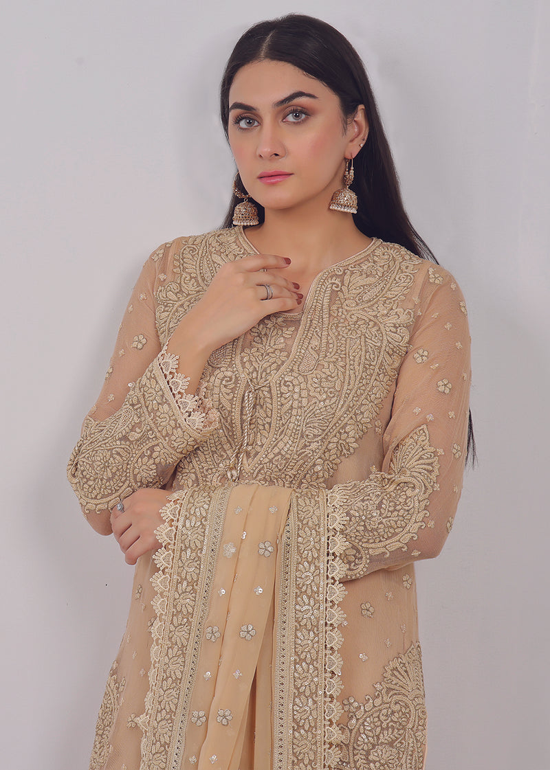 Manaali Beige - Jashan by Rizwan Beyg