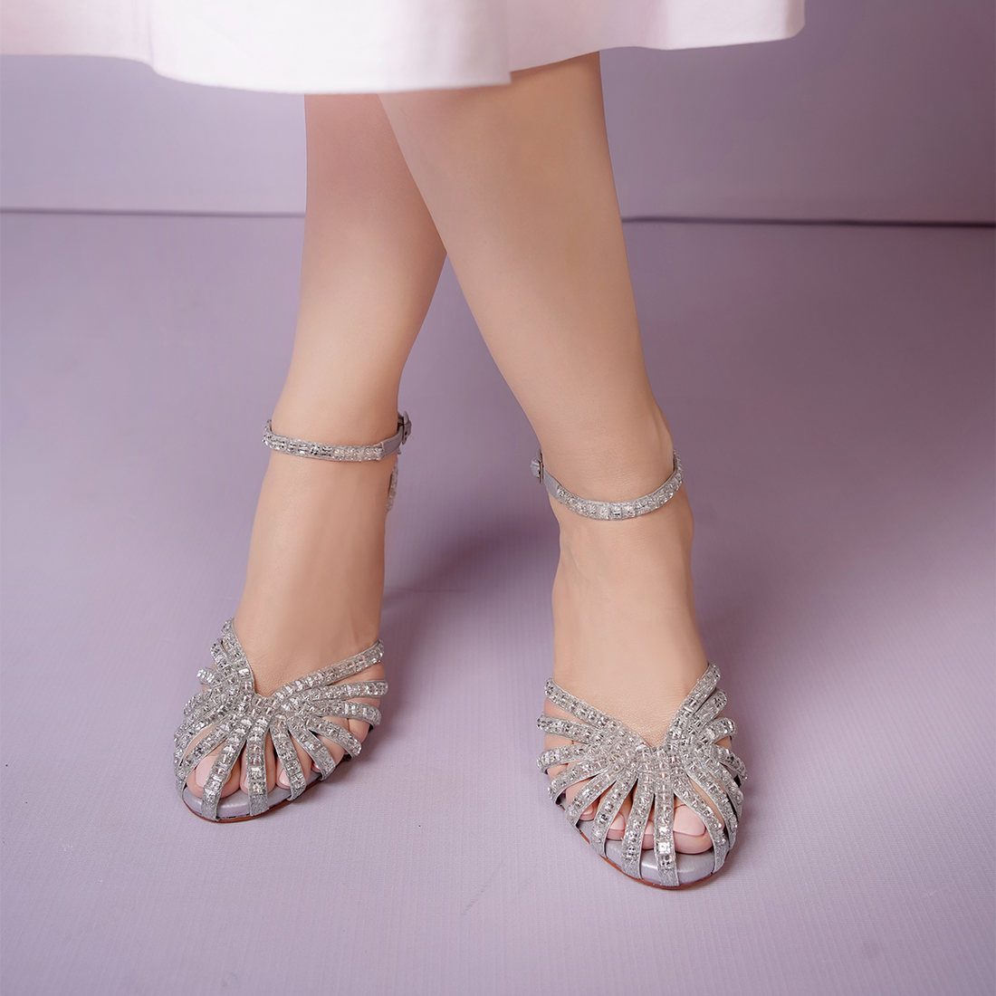 Magnafique Heels - Silver