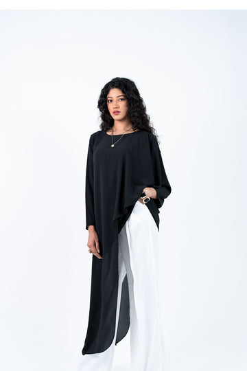 Black Rippled Shirt - Aleurer by Mor To Go