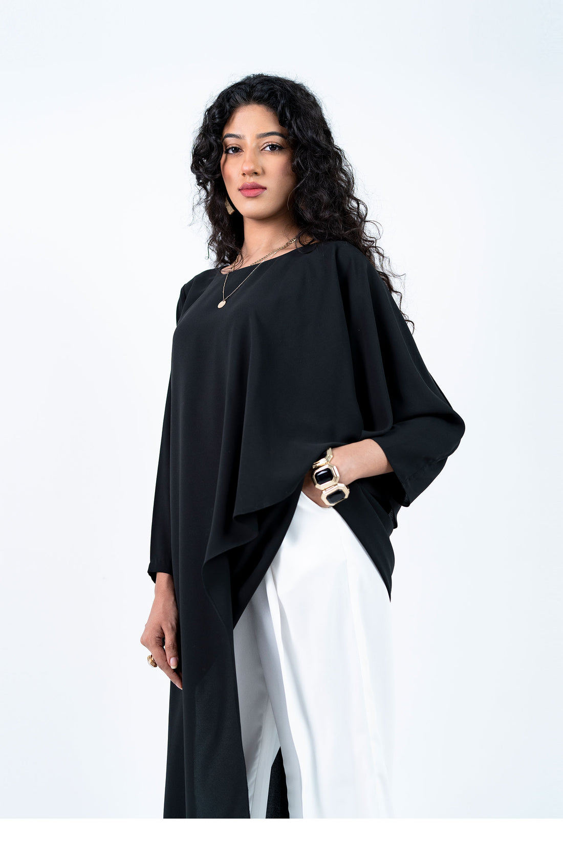 Black Rippled Shirt - Aleurer by Mor To Go