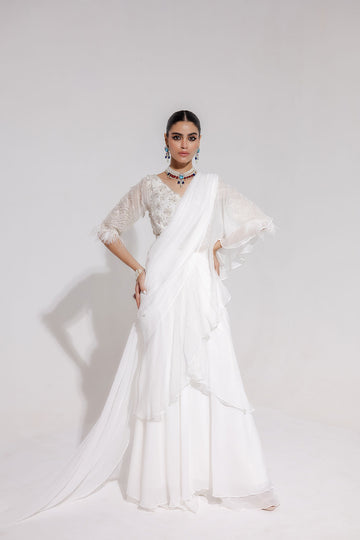 Ivory Elegance - Afsana Luxury Formal by Leon