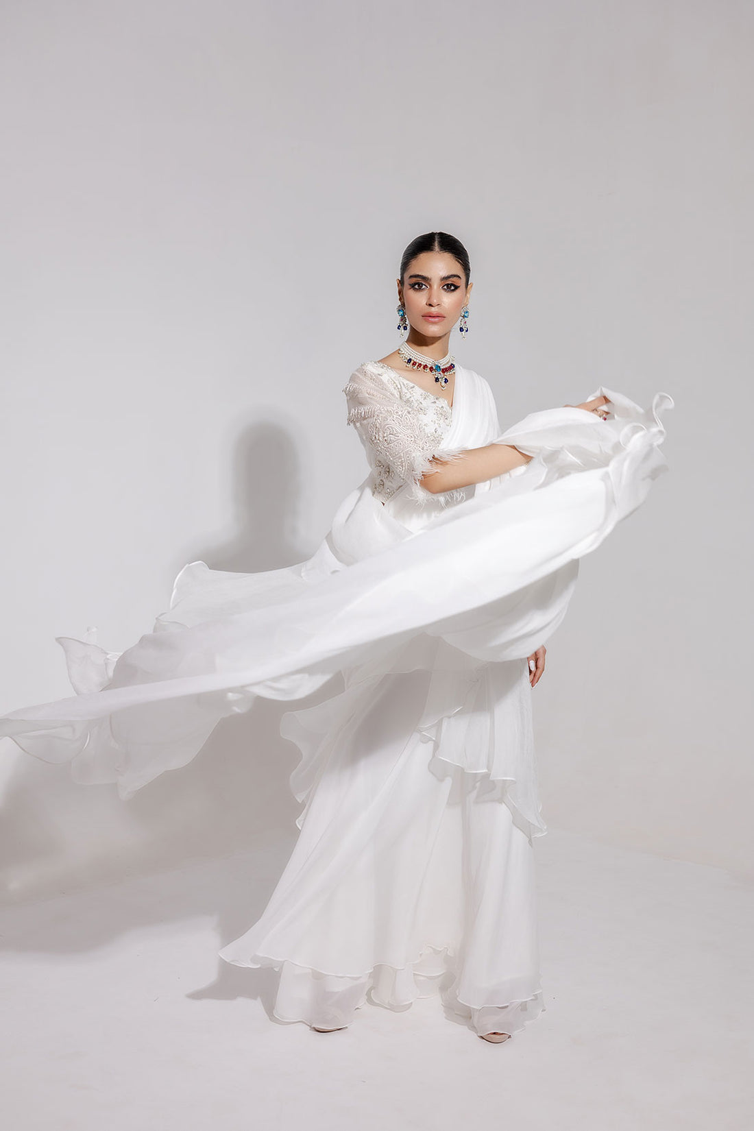 Ivory Elegance - Afsana Luxury Formal by Leon