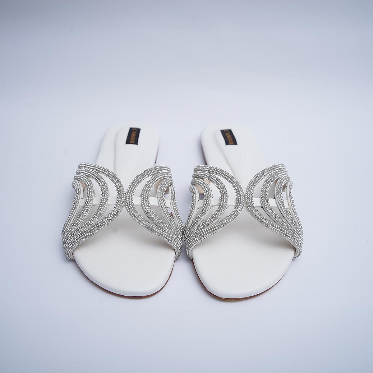 Leena - White Flats - Flats by L'amour