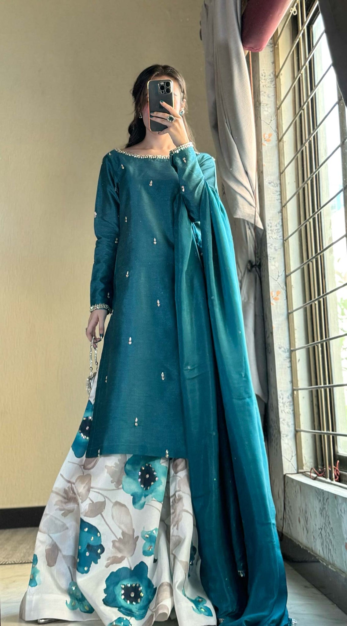 Teal Sapphire - Luxury Pret by Agha Hassan