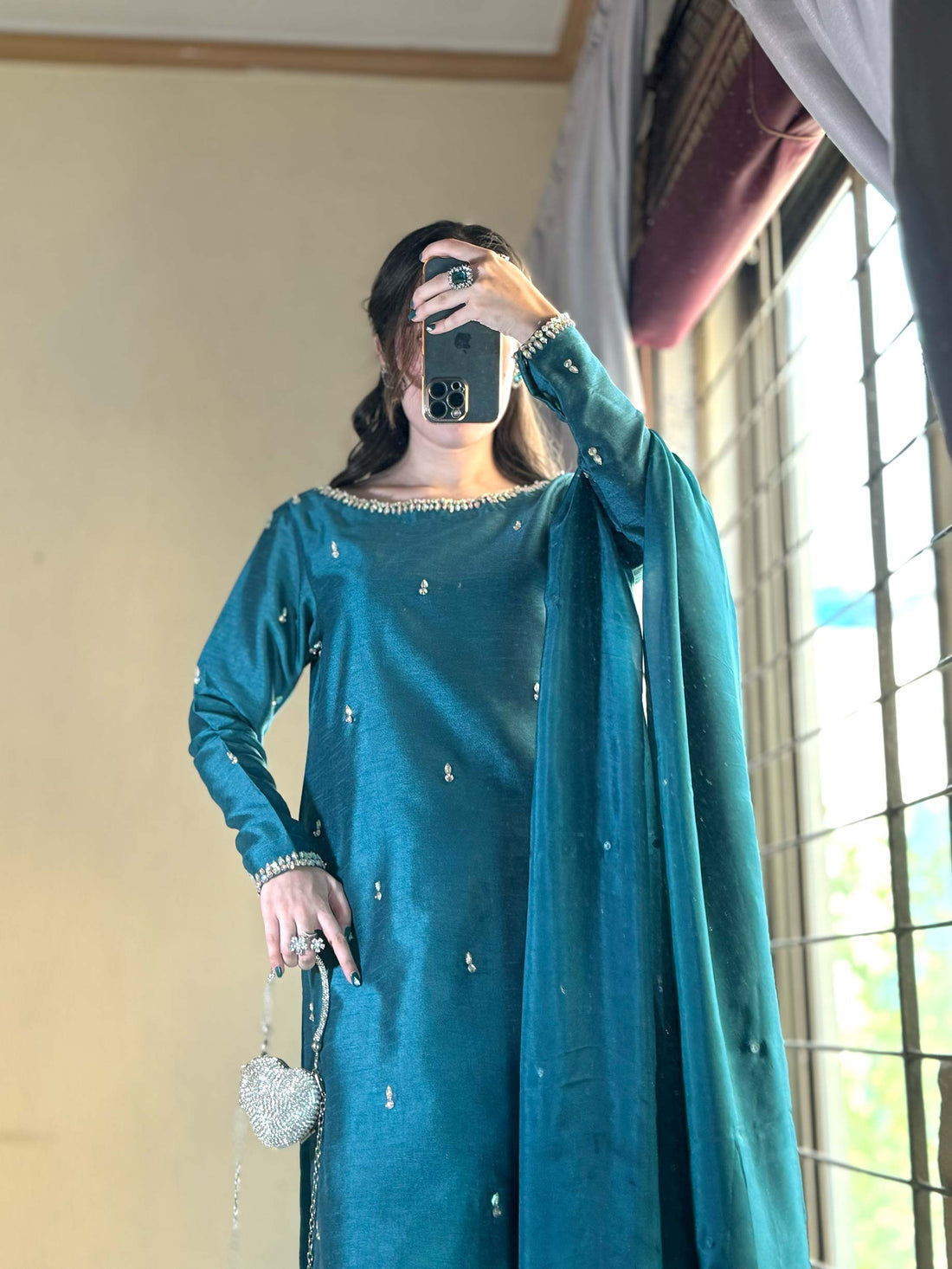 Teal Sapphire - Luxury Pret by Agha Hassan