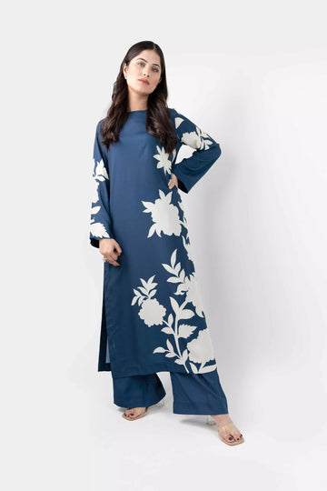 Long Navy Floral - Bohemian Bliss by Mor to go