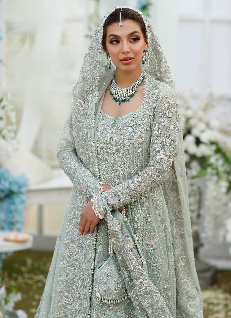 CELINA AQUA TRAILLED BRIDAL - Farah Talib Aziz