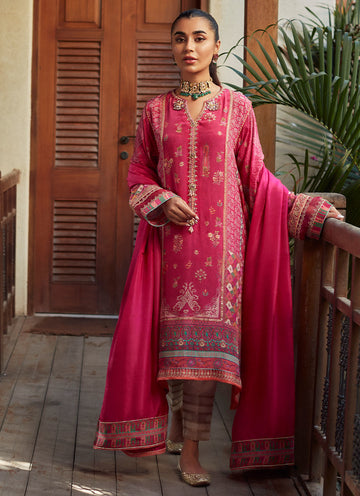 DINAAL MAGENTA SHIRT AND DUPATTA - Tim Tim by FTA