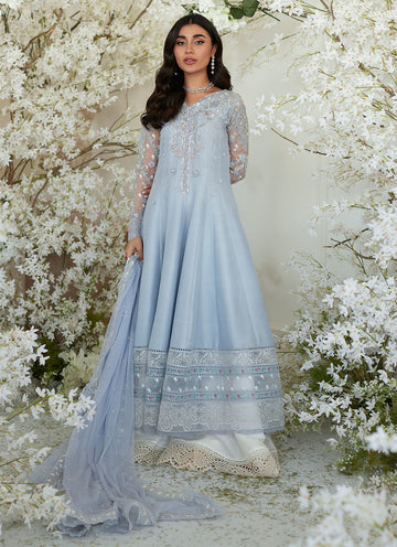 GENIE PERIWINKLE KALIDAAR AND DUPATTA - Zaza by Farah Talib Aziz