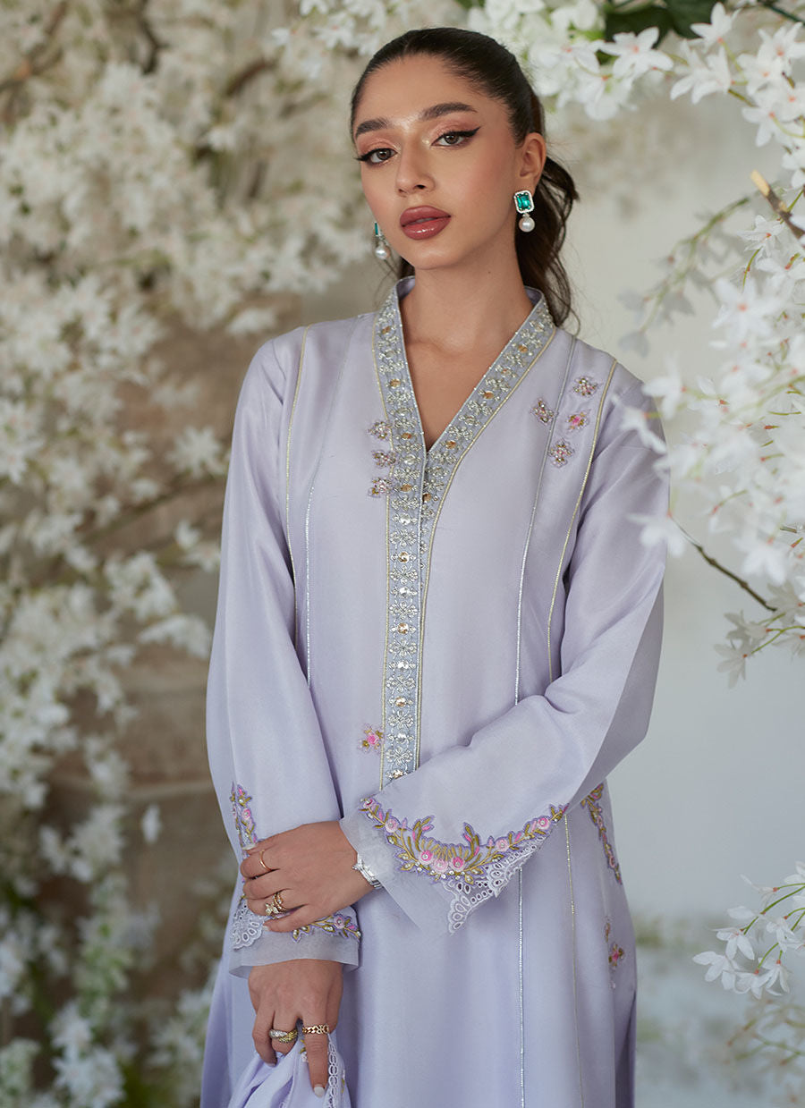 WILLA LILAC SHIRT AND DUPATTA - Zaza by Farah Talib Aziz