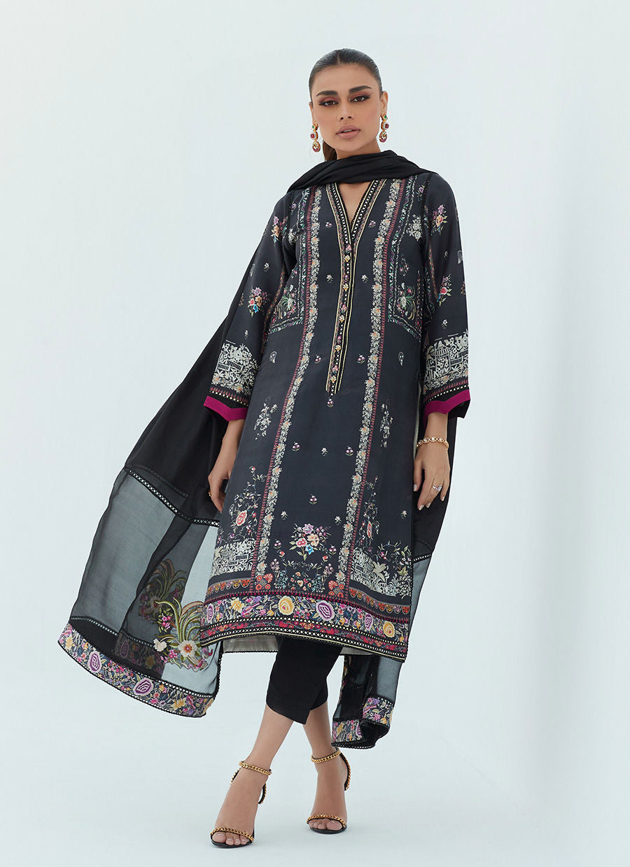 LEO SABLE SHIRT AND DUPATTA - Lea Spring by Farah Talib Aziz