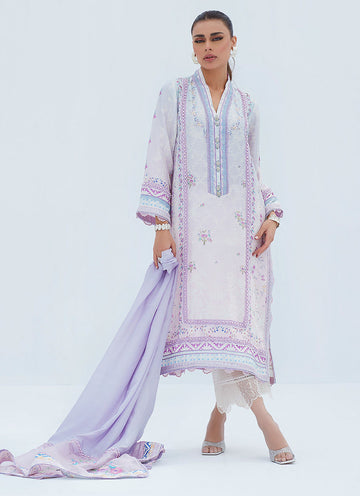 LIZ LILAC SHIRT AND DUPATTA - Lea Spring by Farah Talib Aziz