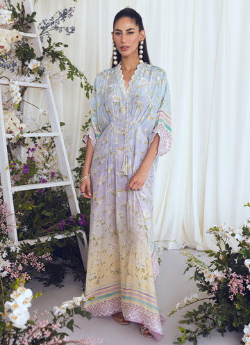 SAILOR OMBRE SPRING KAFTAN - Farah Talib Aziz