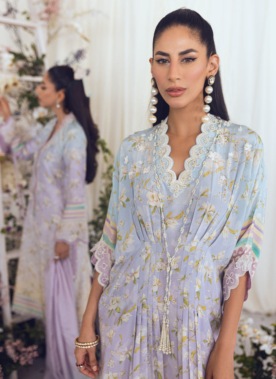 SAILOR OMBRE SPRING KAFTAN - Farah Talib Aziz