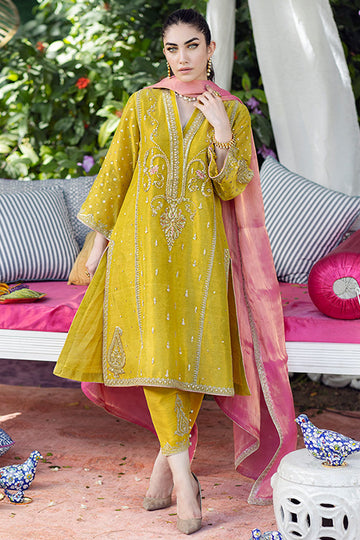 BRIE KIWI SHIRT AND DUPATTA - Farah Talib Aziz