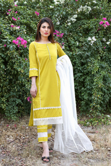 Chartreuse (3Pc) - Basics by Hina Hassan