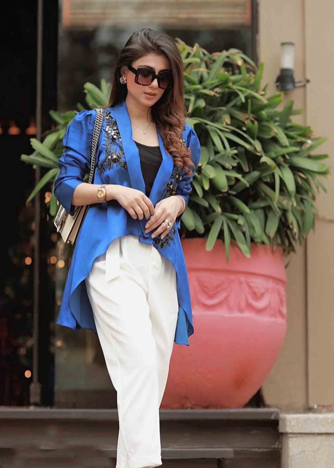 AF318 Fusion Jacket (Electric Blue) - Ainee Faisal