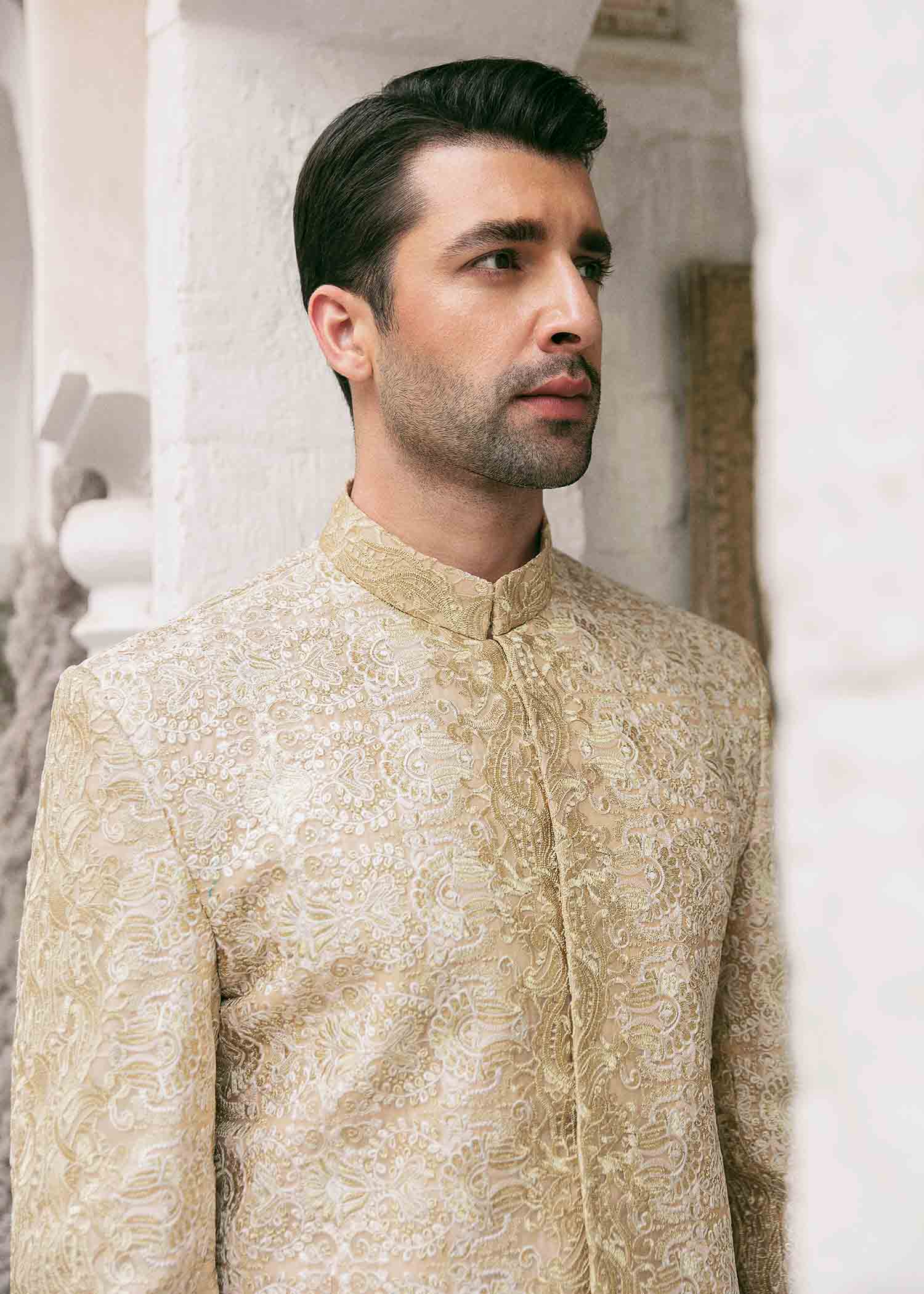 Gold Prince Jacket - Zain Hashmi