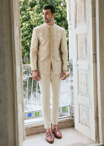 Gold Prince Jacket - Zain Hashmi