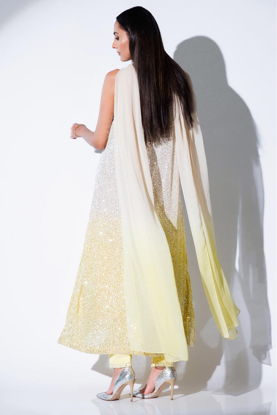 Myza Yellow - Winter pret collection by Insia Sohail