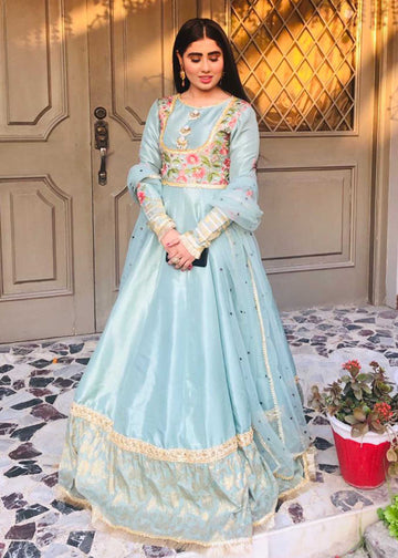 Ice Blue - Wedding Wear - Agha Hassan