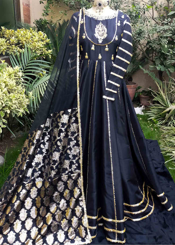 Black & gold Peshwas - Agha Hassan