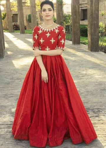 Fresh red lehnga choli - Agha Hassan