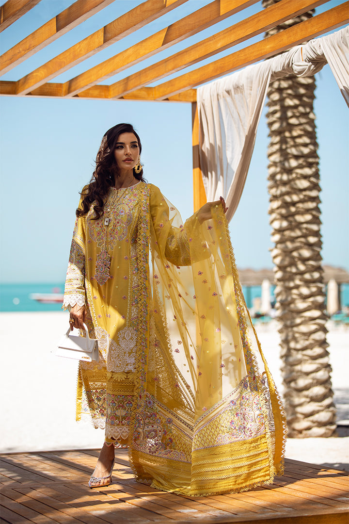 Amber - Zaira Luxe Lawn Unstitched by Kanwal Malik