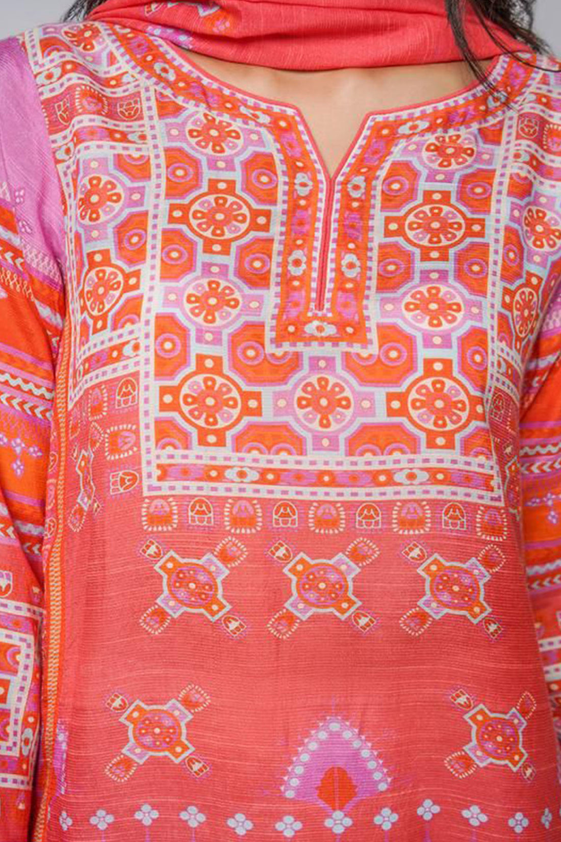 BALUCHI PRINT RED - Rizwan Beyg