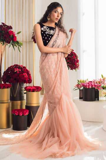 BLUSH PINK SAREE - Sania Maskatiya