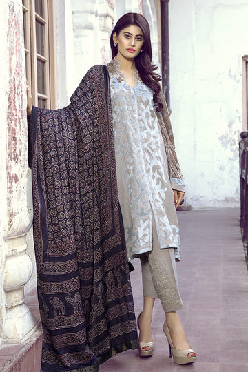 Black Ajrak Shawl - Nilofer Shahid