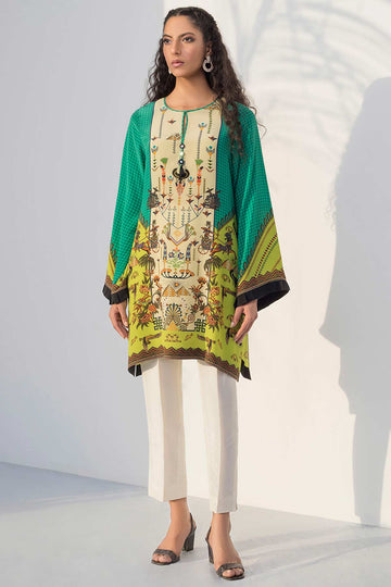 DIGITALLY PRINTED CREPE KURTA - Sania Maskatiya