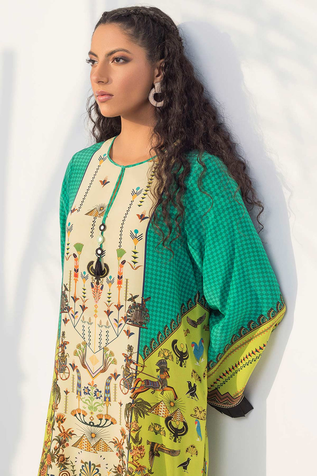 DIGITALLY PRINTED CREPE KURTA - Sania Maskatiya