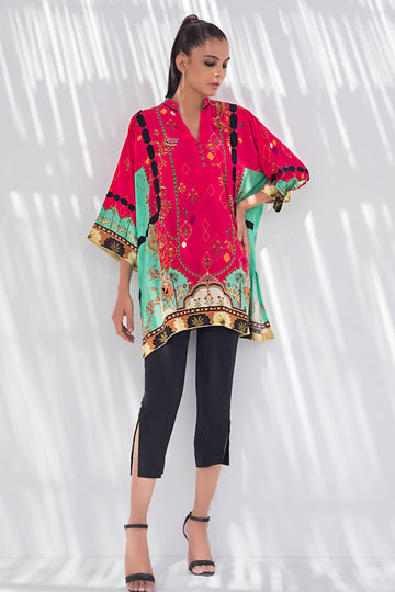 DIGITALLY PRINTED CREPE KURTA - Sania Maskatiya