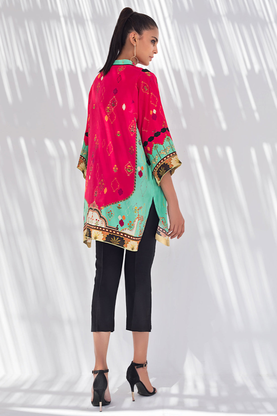 DIGITALLY PRINTED CREPE KURTA - Sania Maskatiya