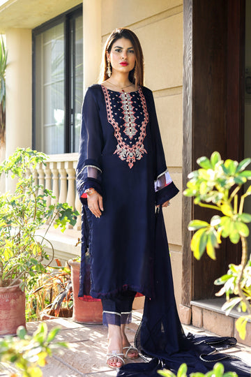 Blue Rosé - Zuri Collection by Hina Hassan